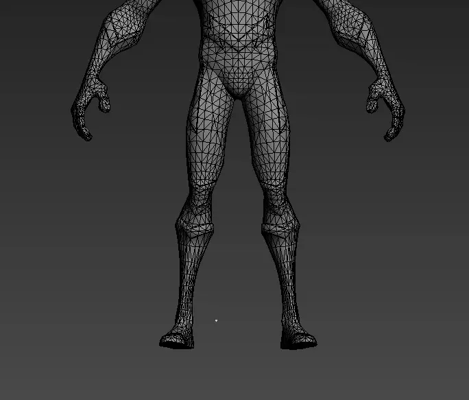 Flash Low-poly 3D model_25