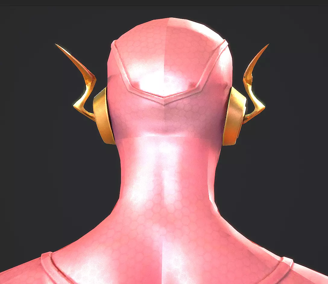 Flash Low-poly 3D model_7