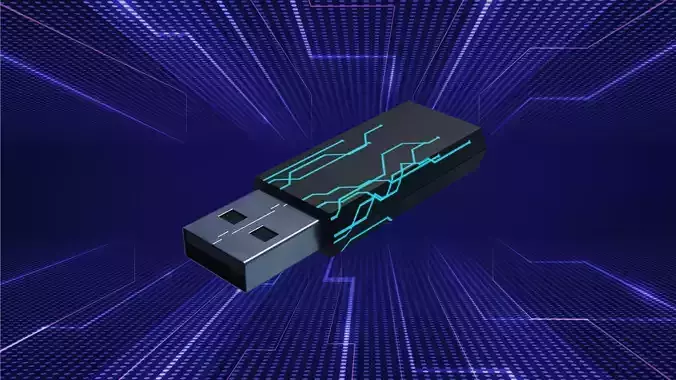 Futuristic USB drive