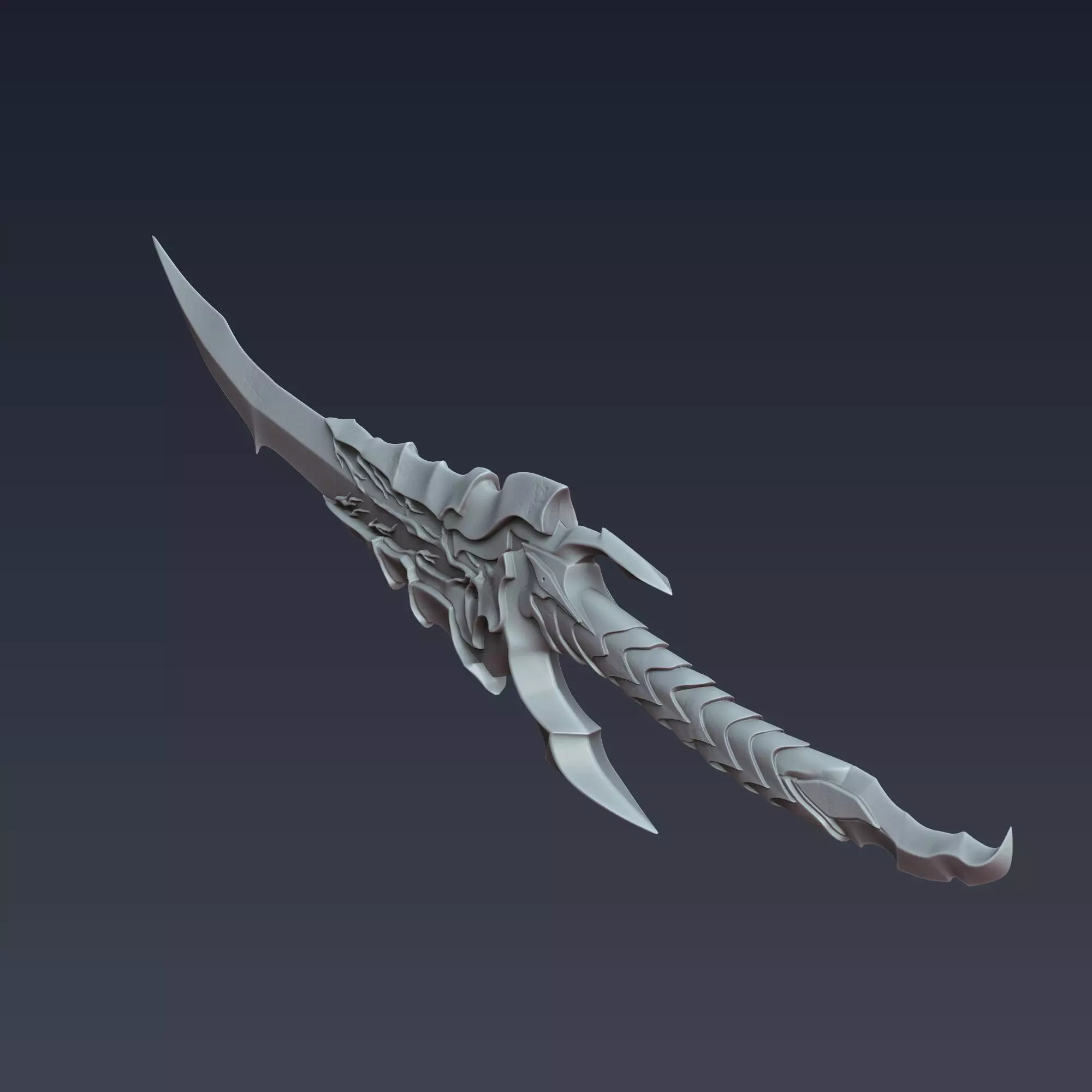 Kamish Dagger Solo Leveling 3D print model_2