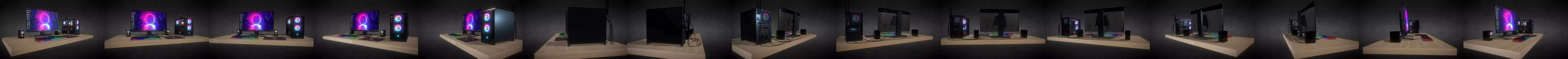 Gaming Desktop 3D model
