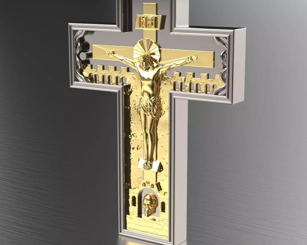 Crucifixion Orthodox Cross 3D print model