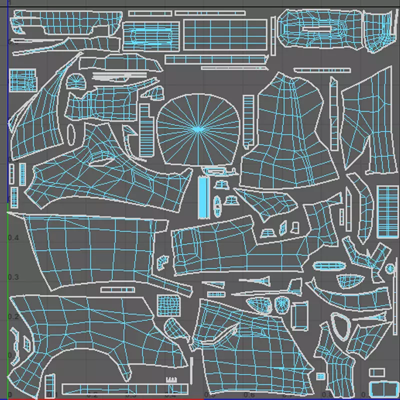 Realistic Car 2019 Bugatti Divo Low-poly 3D model_18