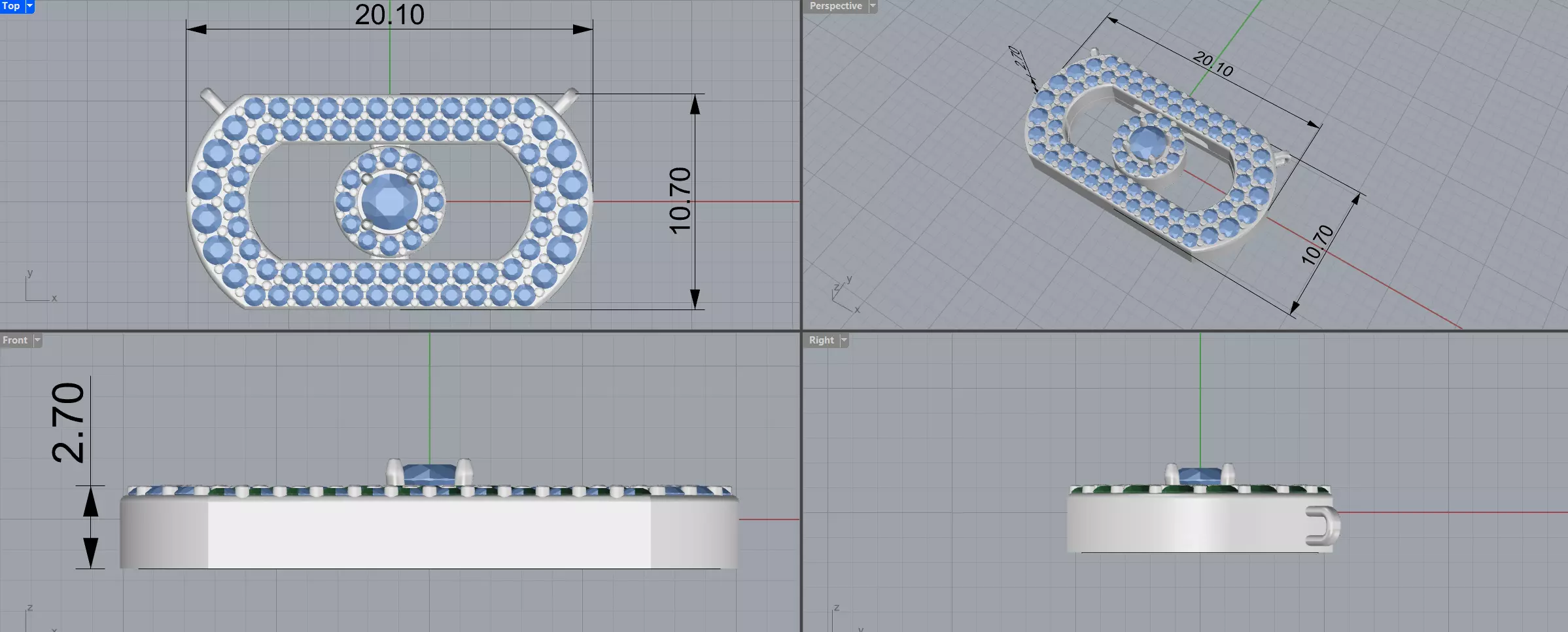 pendat 3d messika move 3D print model_1