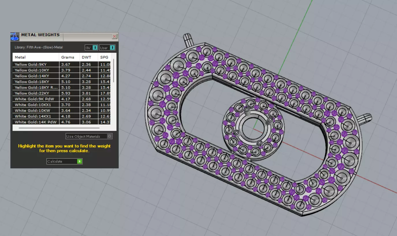 pendat 3d messika move 3D print model_4