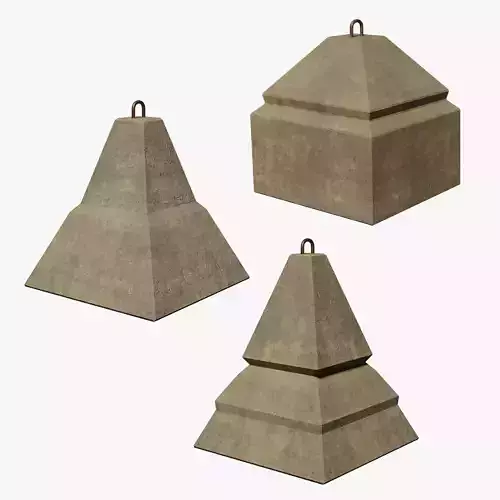 Military Anti Tank Dragon Teeth Series MFO Lot1 N7-9 Group 3