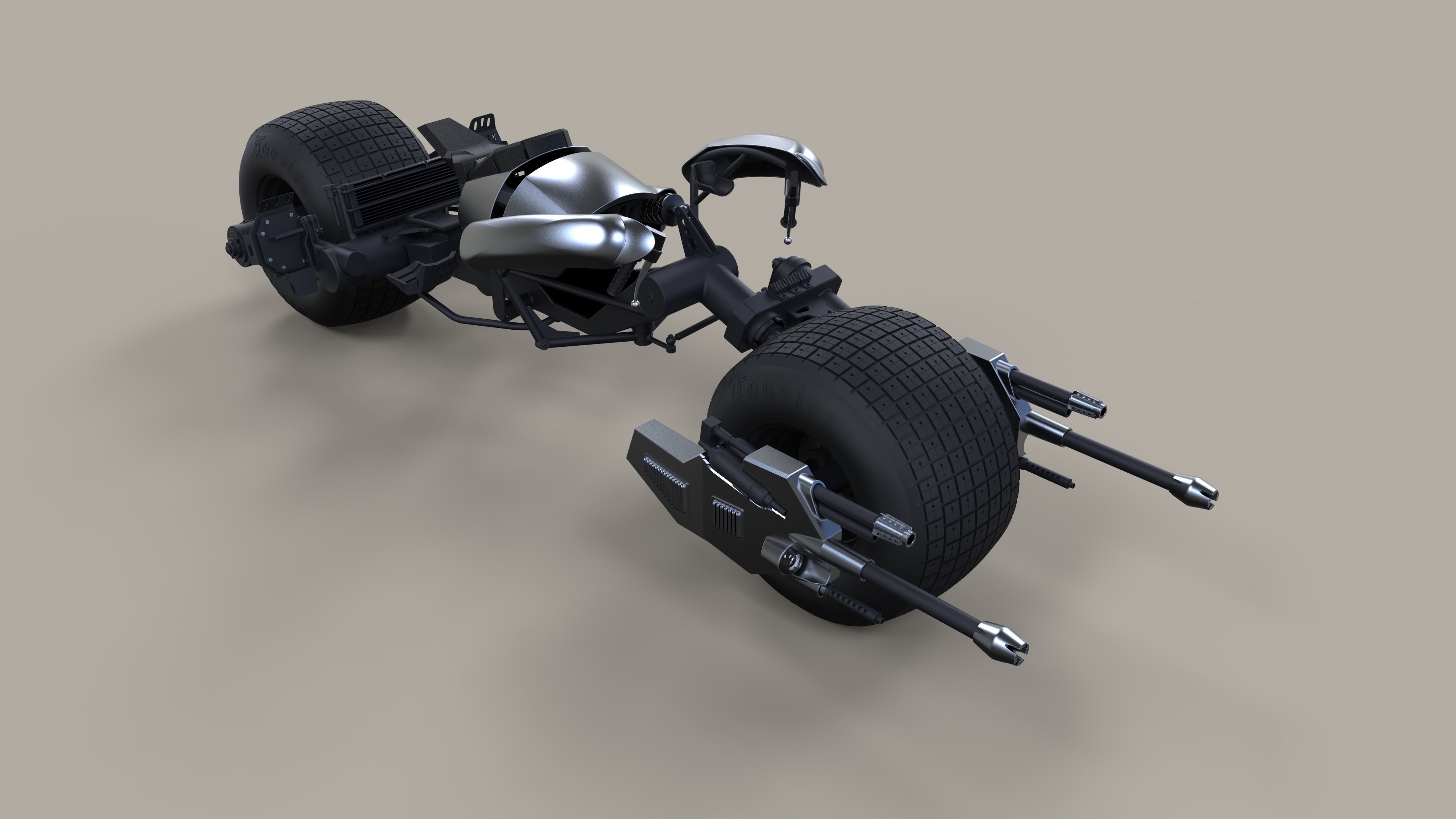 Batpod from The Dark Knight and The Dark Knight Rises 3D model_7