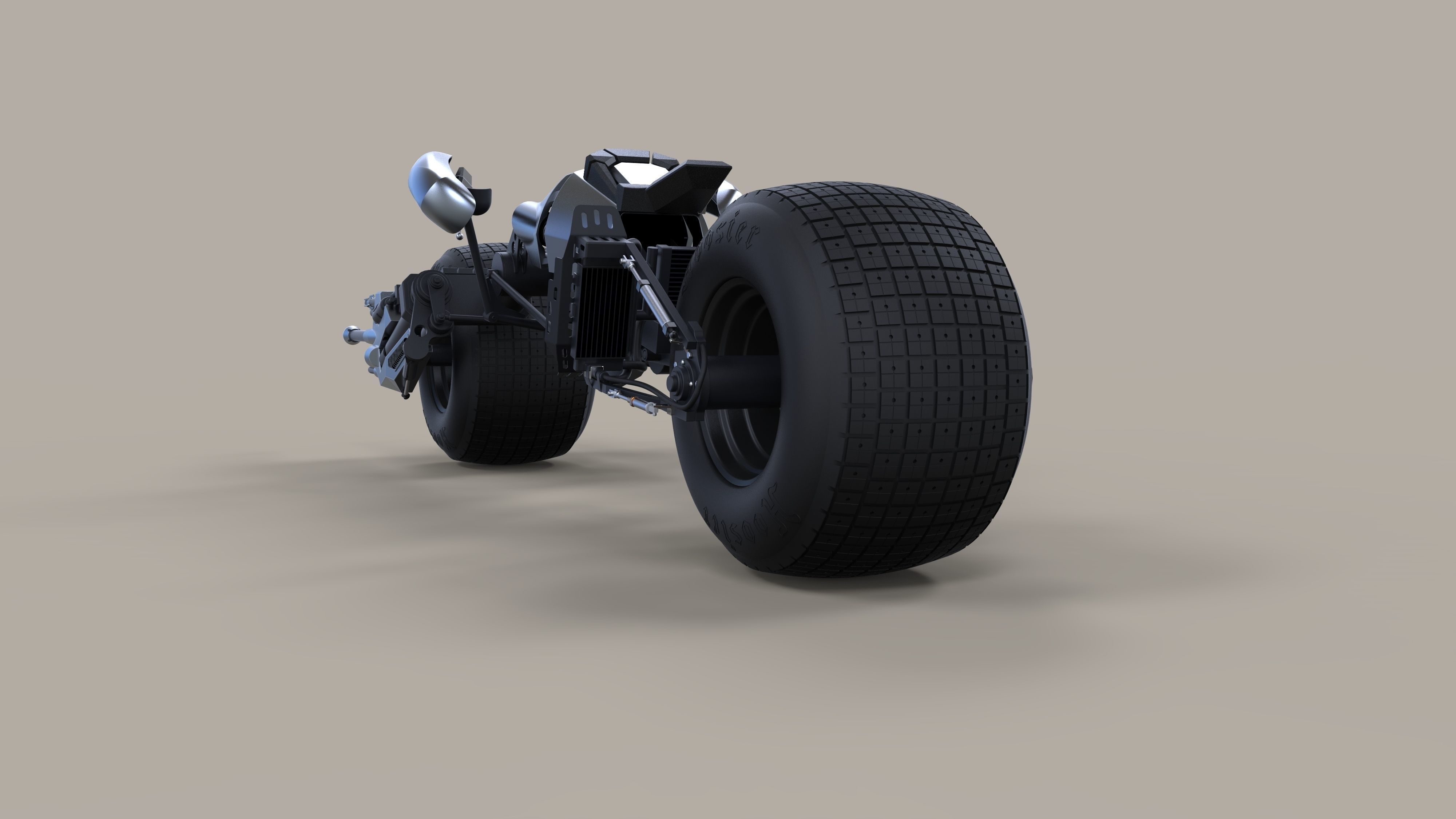 Batpod from The Dark Knight and The Dark Knight Rises 3D model_18
