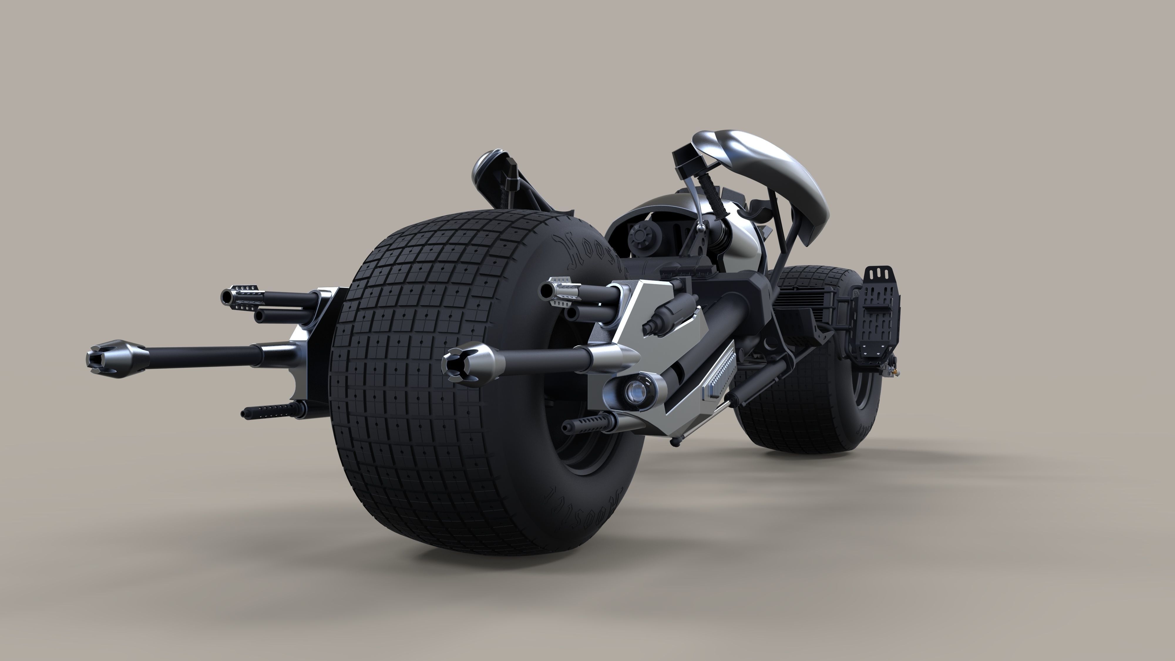 Batpod from The Dark Knight and The Dark Knight Rises 3D model_4