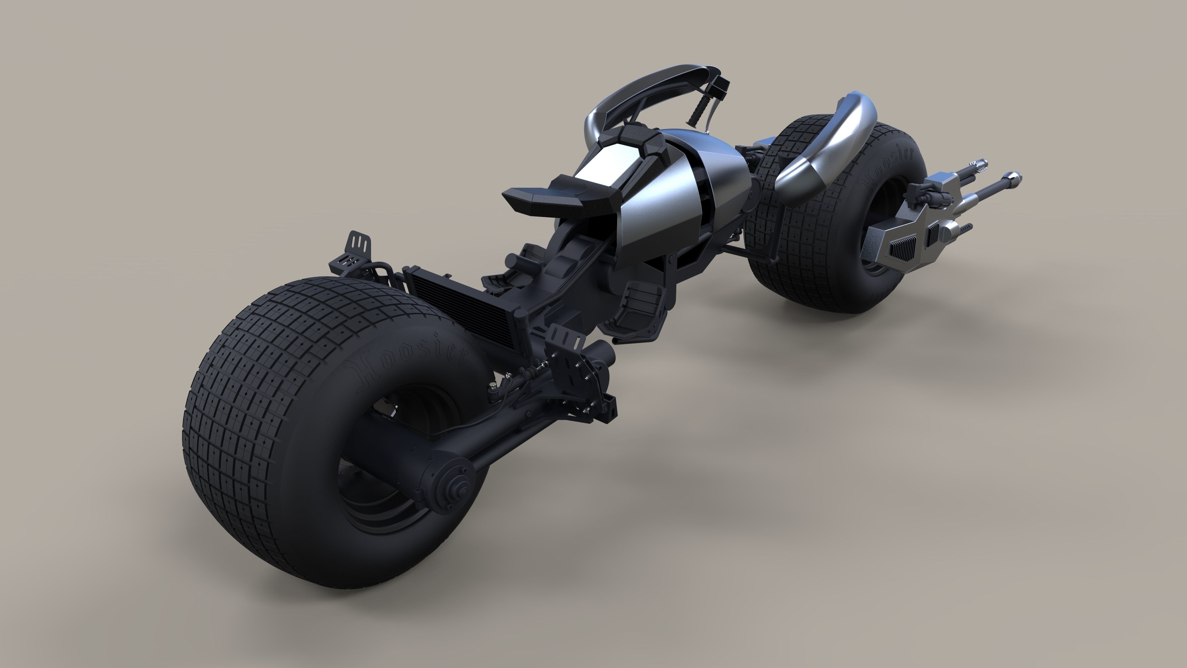 Batpod from The Dark Knight and The Dark Knight Rises 3D model_21