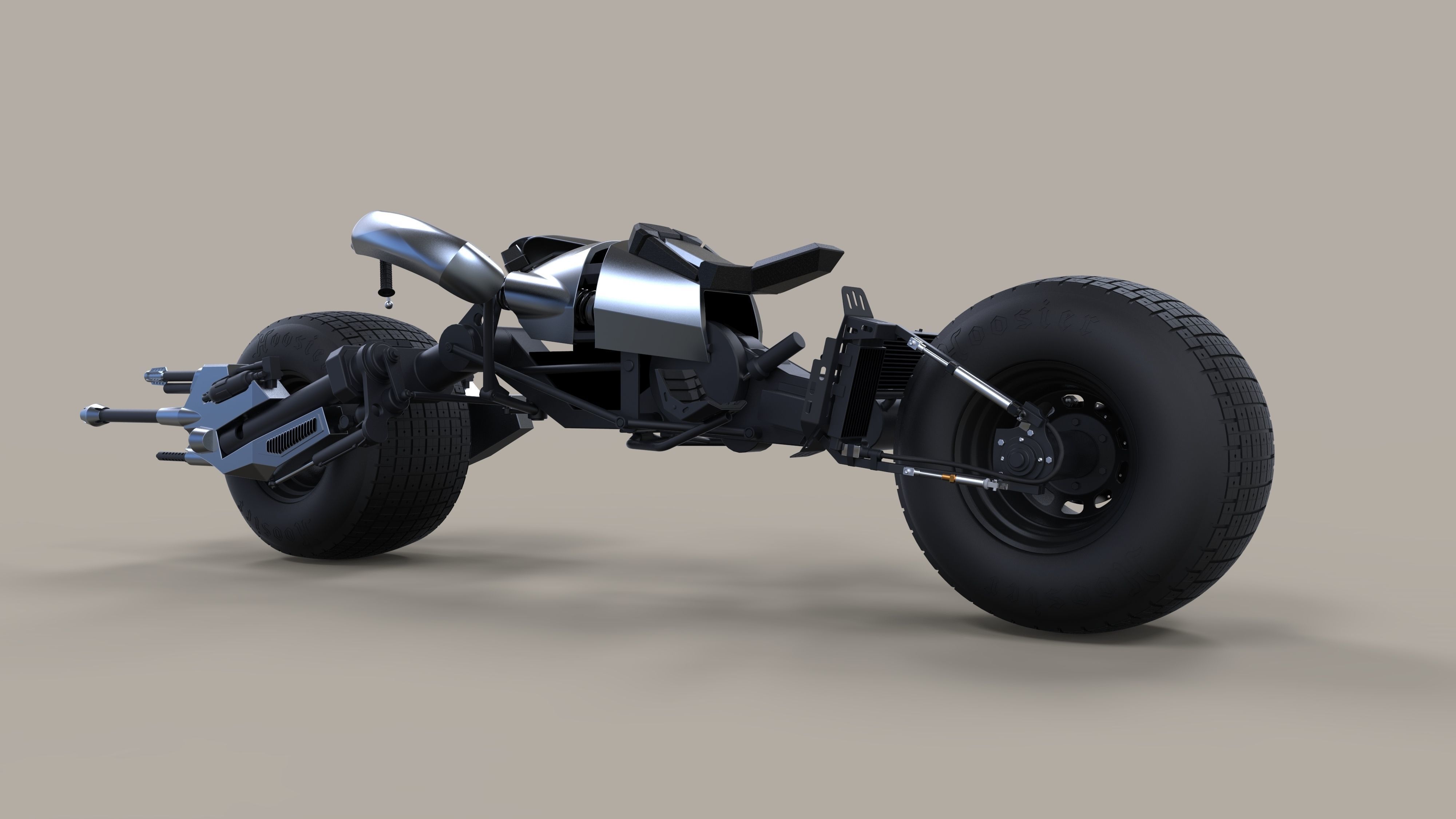 Batpod from The Dark Knight and The Dark Knight Rises 3D model_16