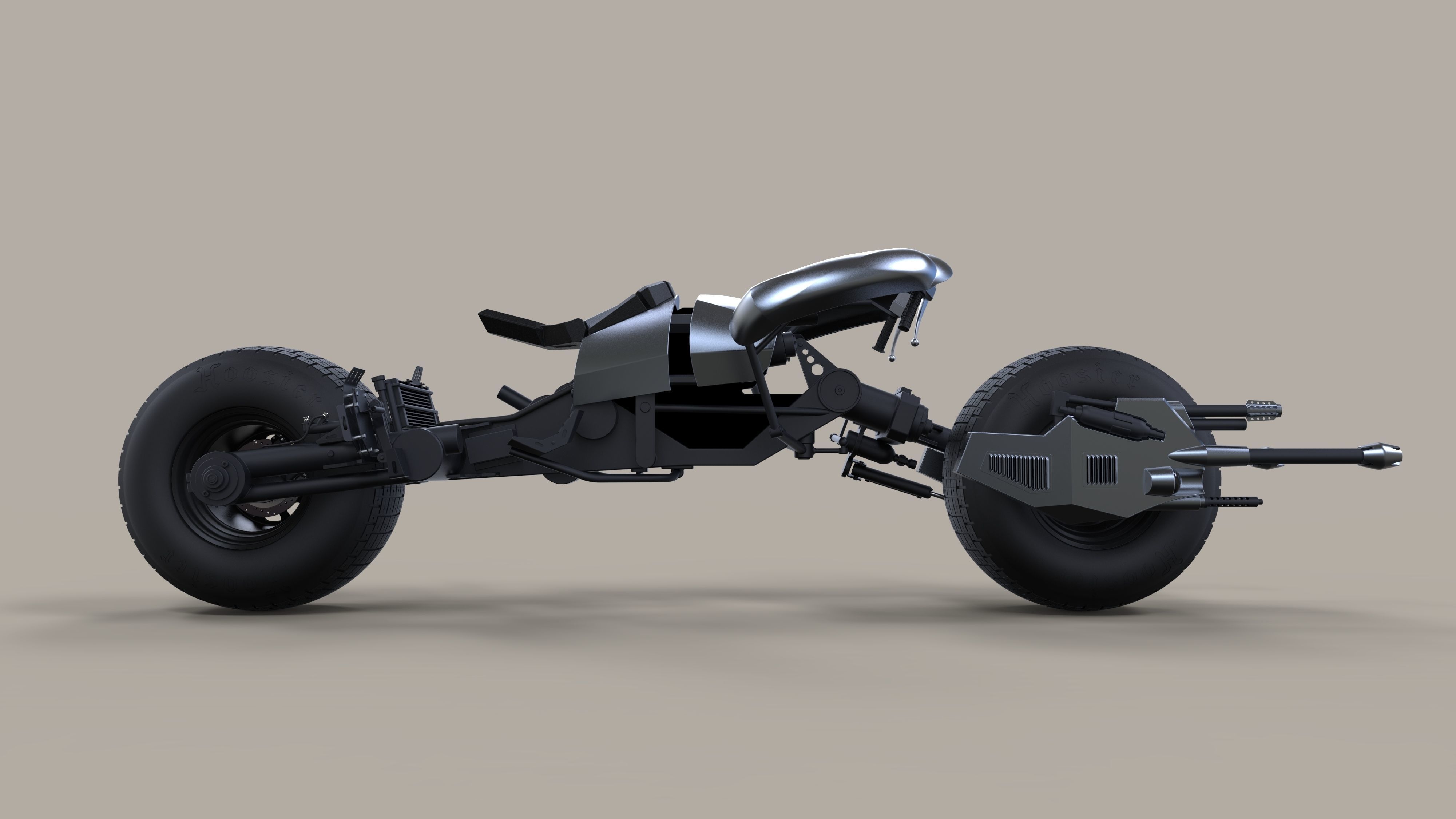 Batpod from The Dark Knight and The Dark Knight Rises 3D model_13