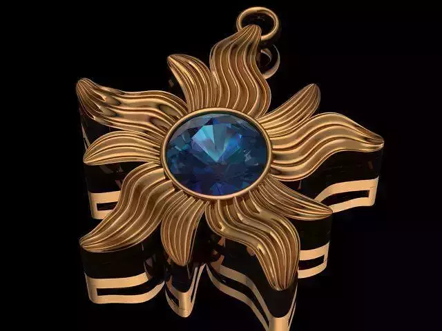 pendant 3dm stl render detail 3D print model 3D print model