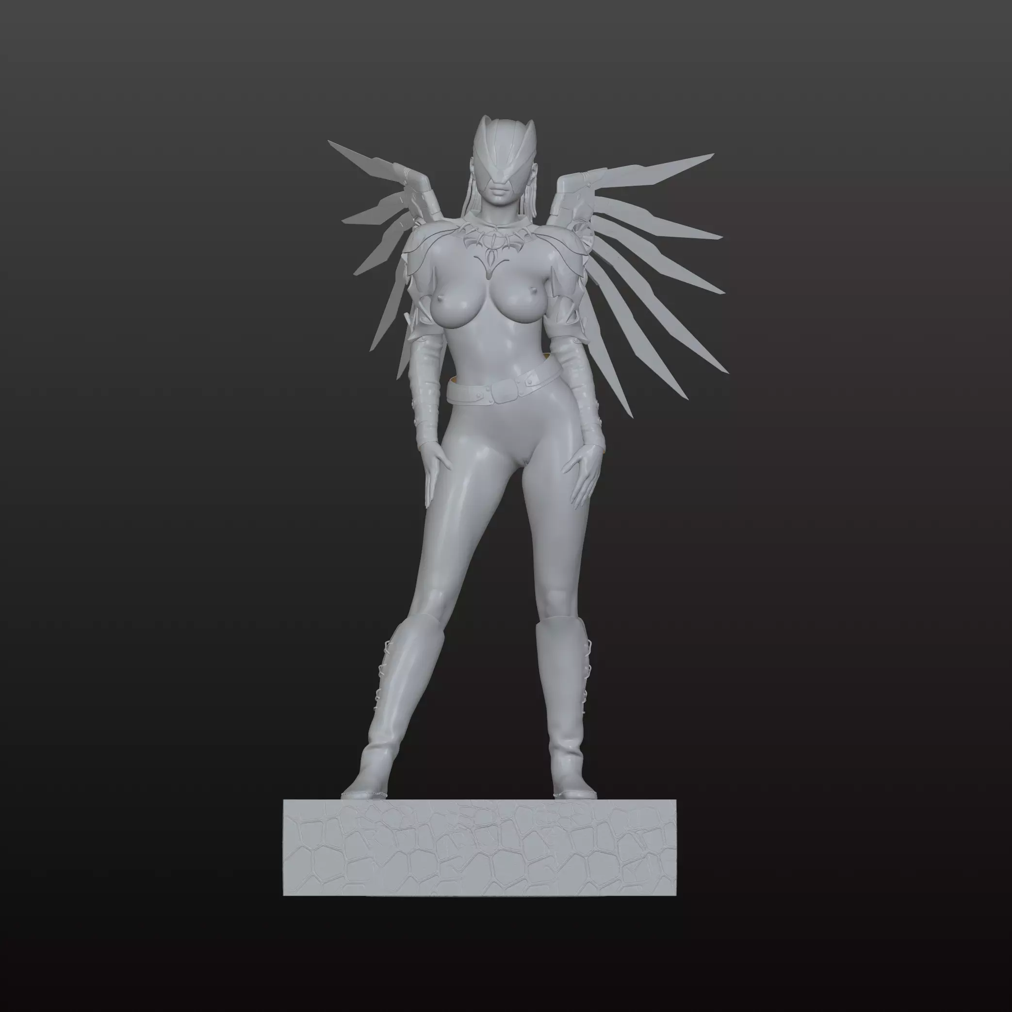 Agnes angel nsfw 3D print model_0