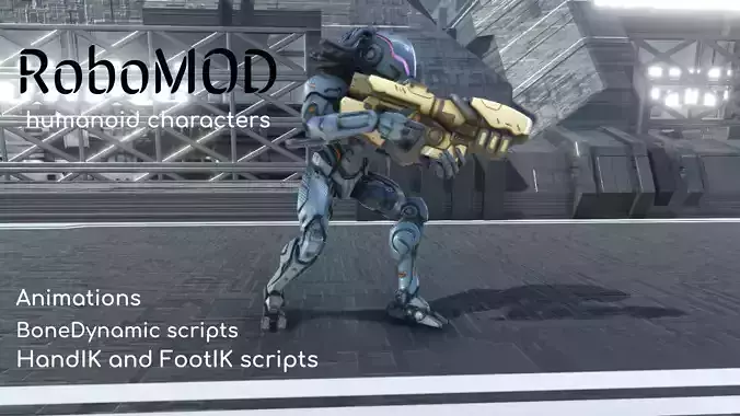 RoboMOD Low-poly 3D model