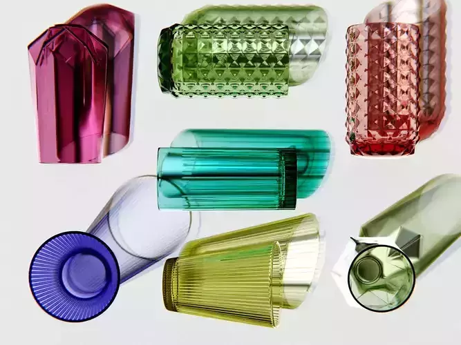 Designer glass set-01