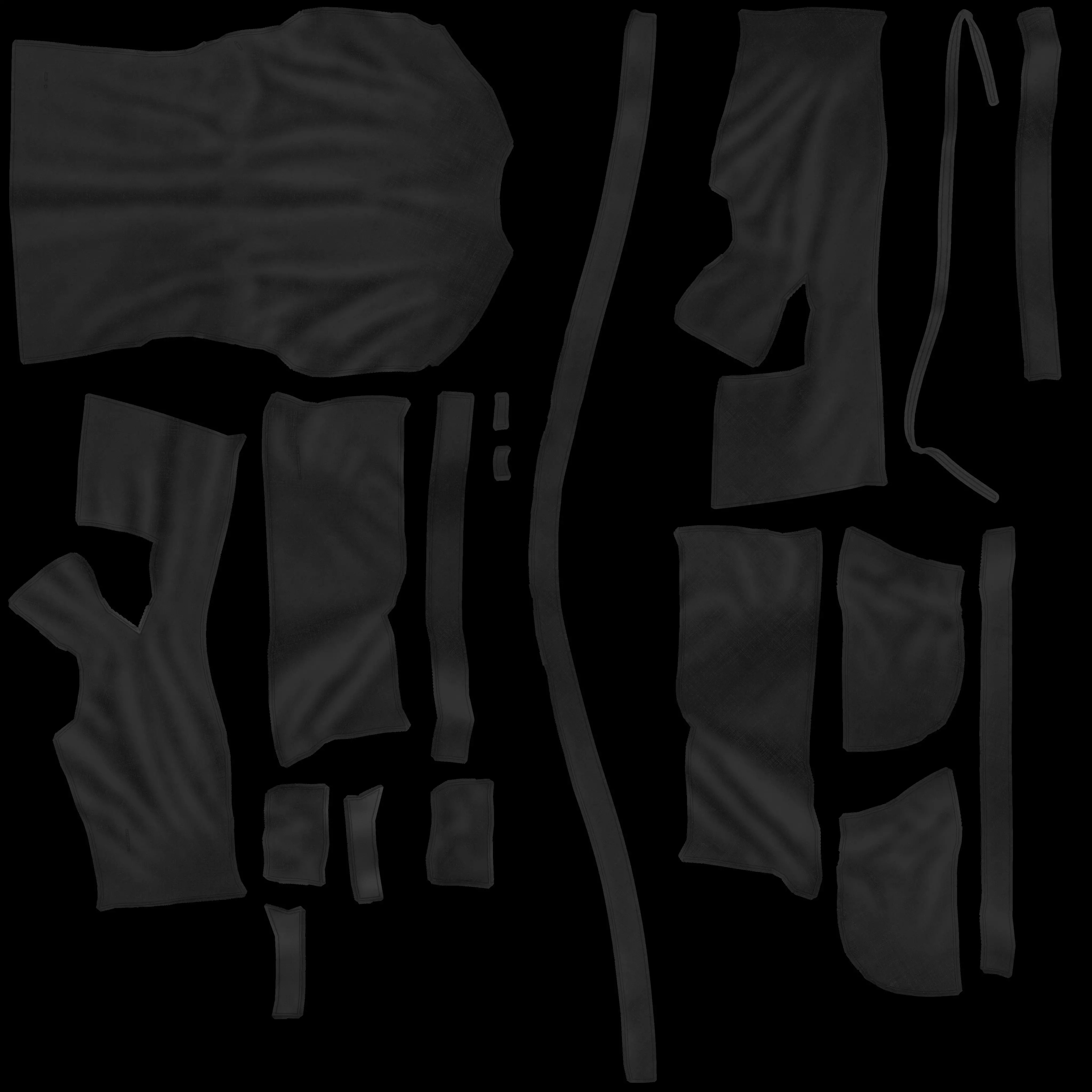 Boxing Robe low-poly Game-ready Low-poly 3D model_17
