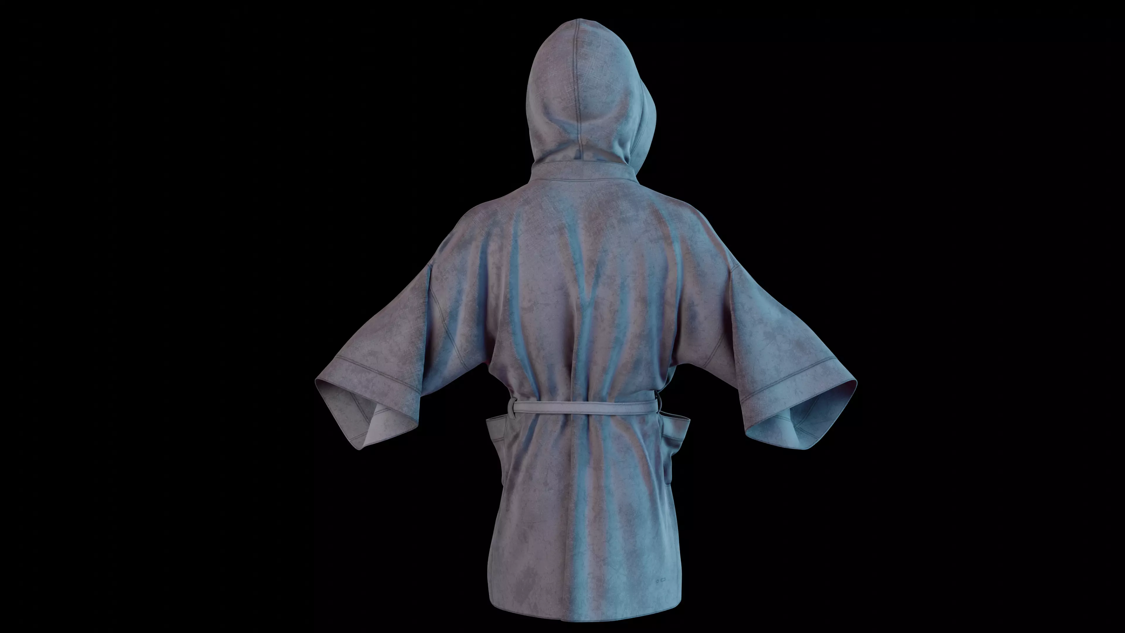 Boxing Robe low-poly Game-ready Low-poly 3D model_11