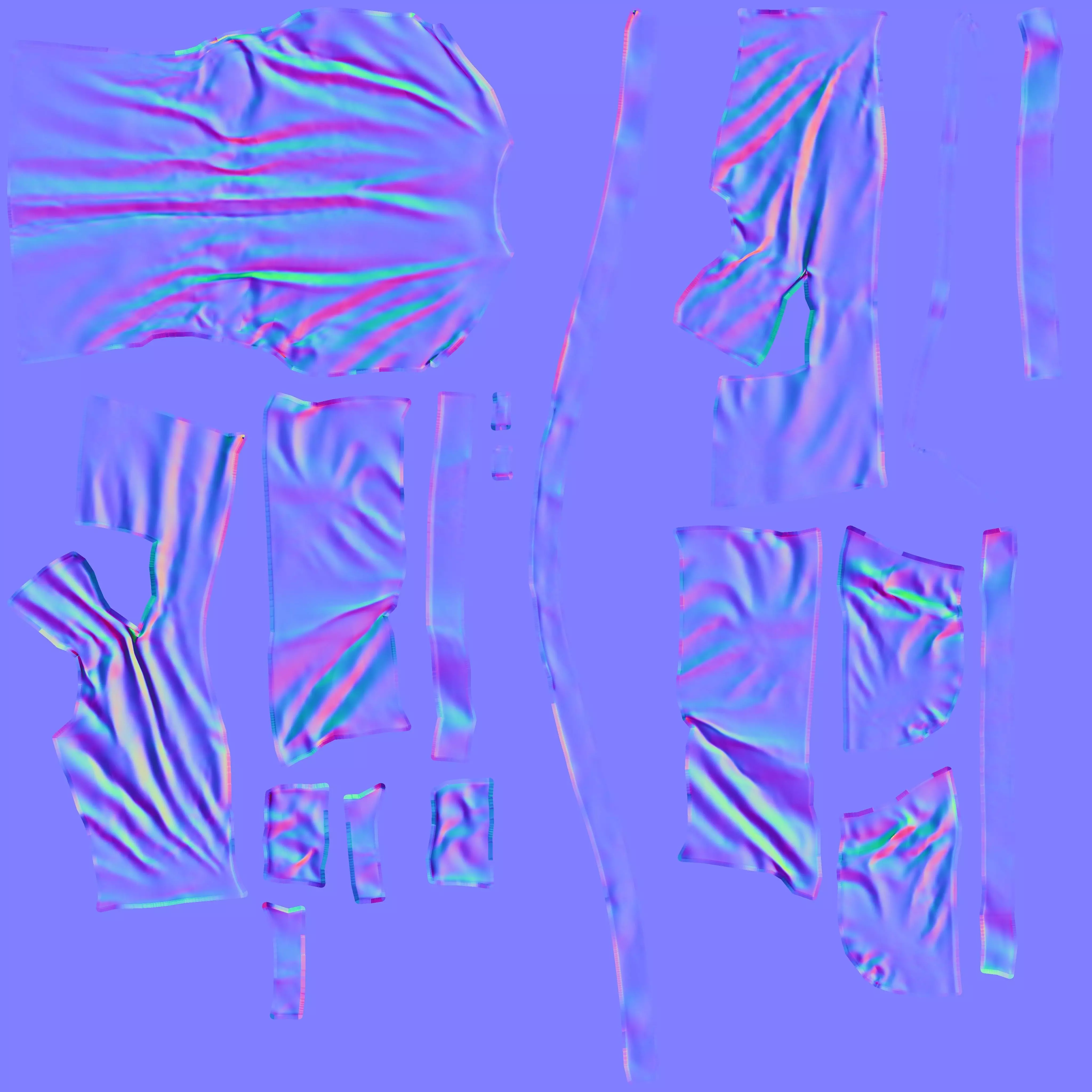 Boxing Robe low-poly Game-ready Low-poly 3D model_20