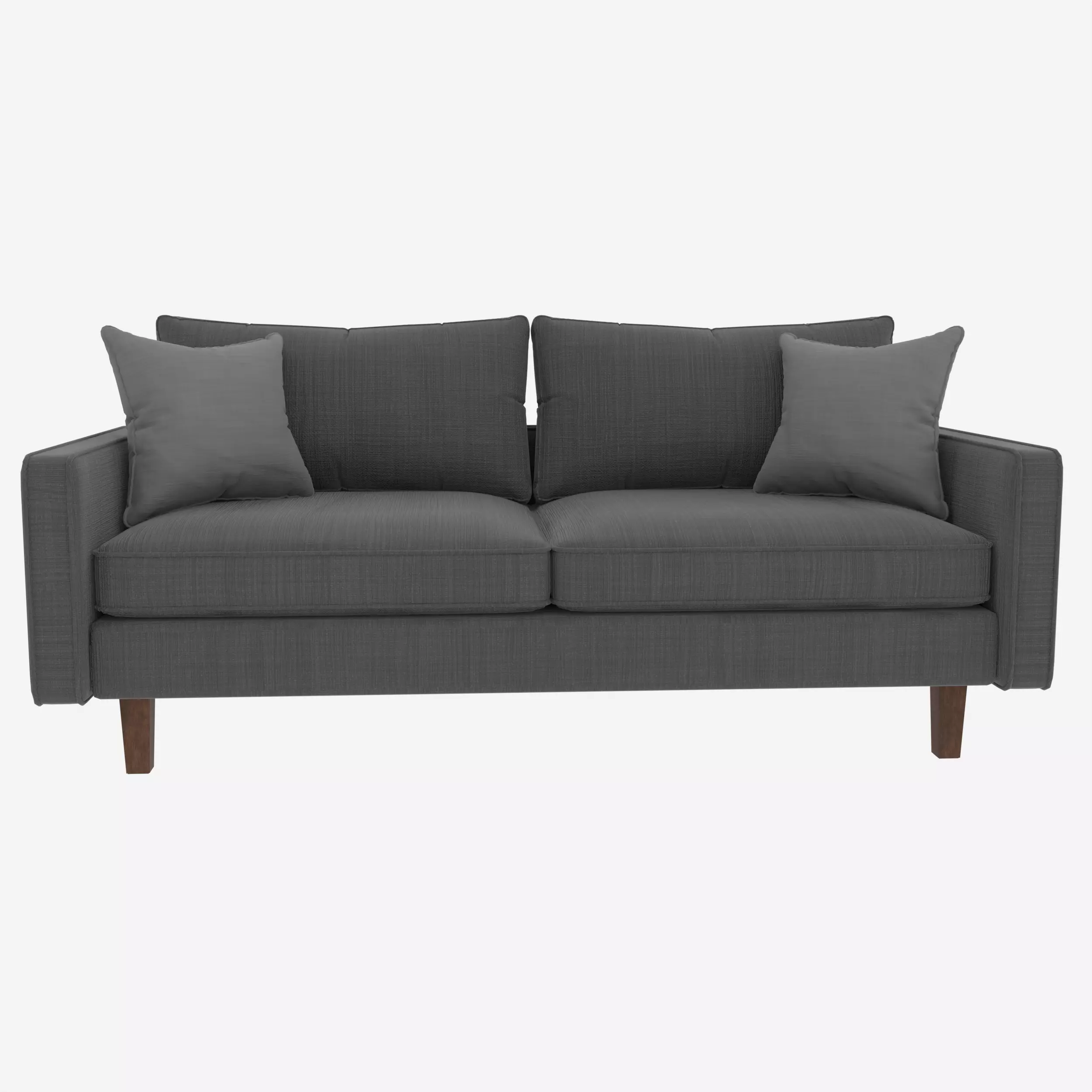 Modern 2-Seater Fabric Sofa 3D model_4
