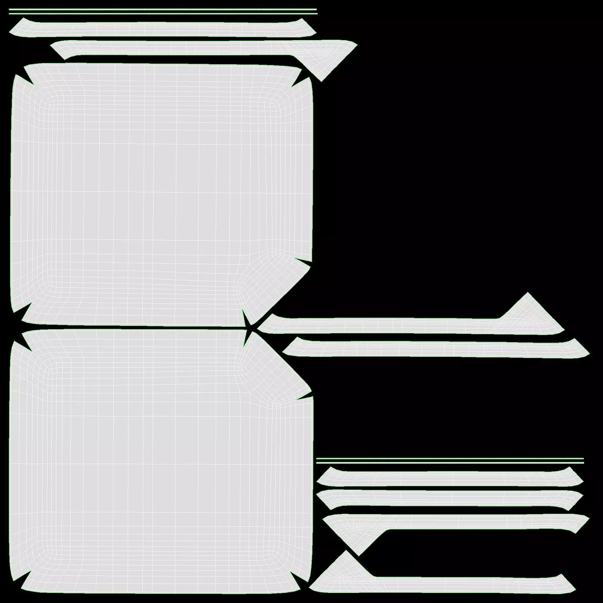 Salami Salchichon sliced in packaging Low-poly 3D model_15