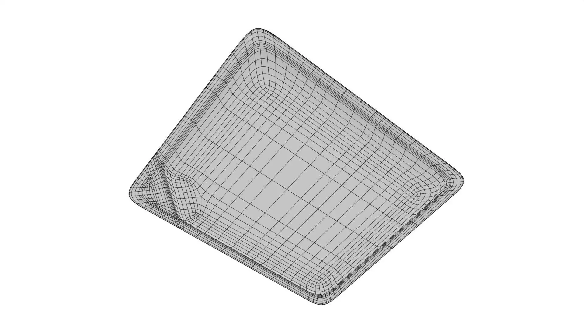 Salami Salchichon sliced in packaging Low-poly 3D model_9