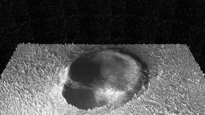 Ear Shaped Crater