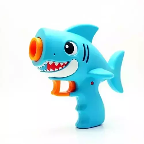 Shark Water Gun Toy 3D Model Low-poly 3D model