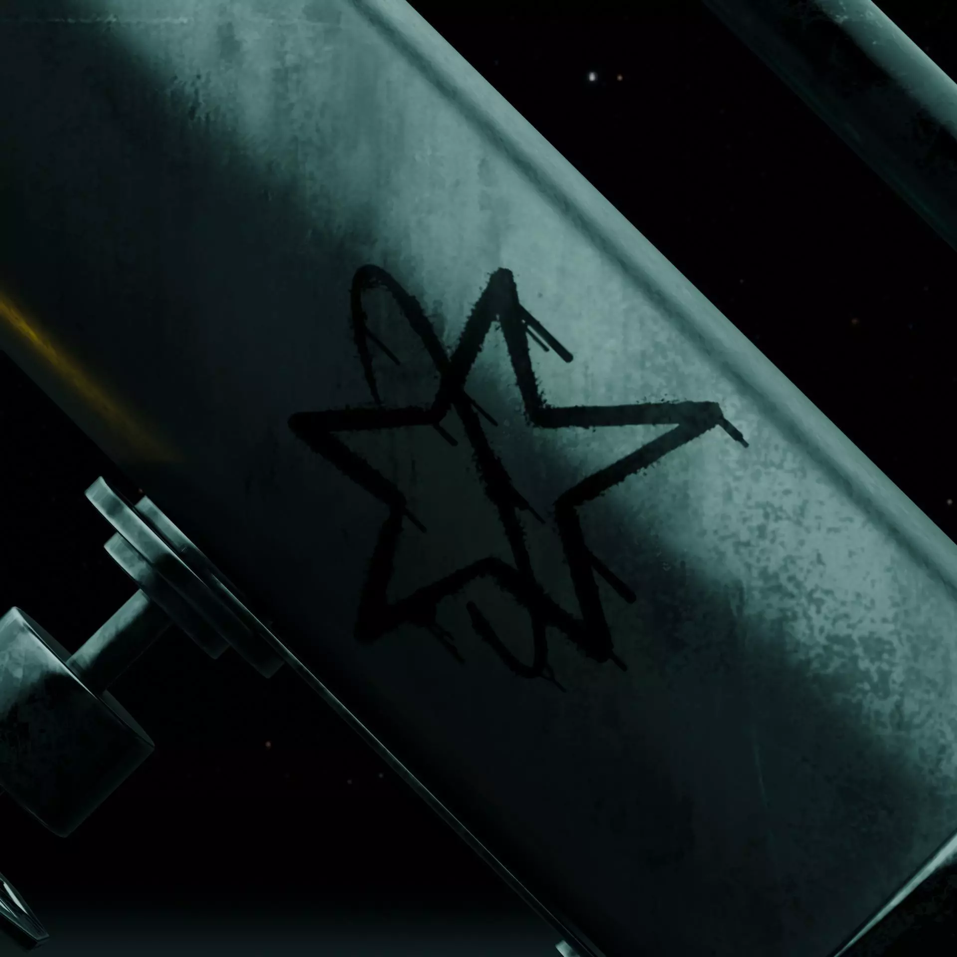 3D Telescope Model with Base and Lamp Realistic Style Low-poly 3D model_11