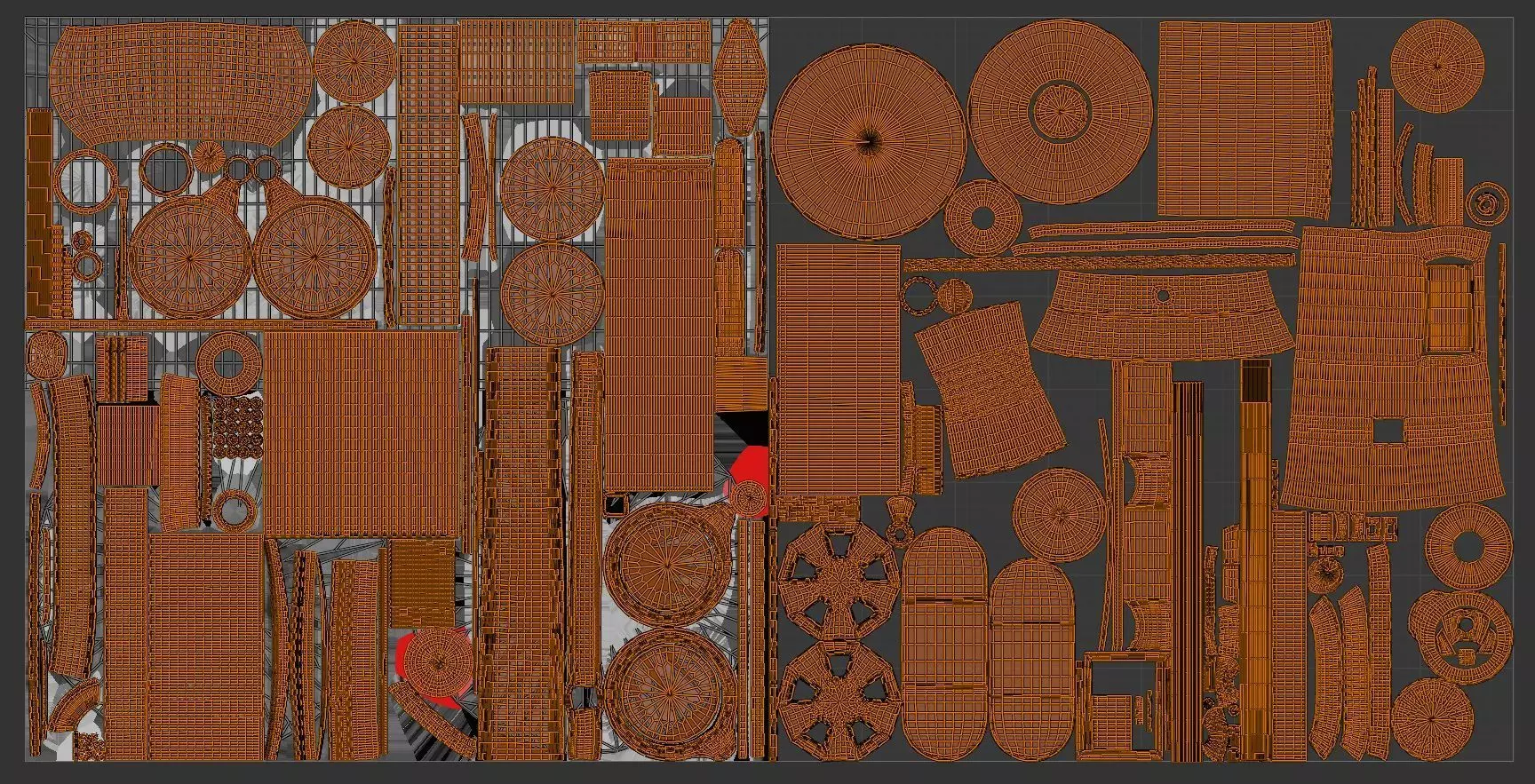 3D Telescope Model with Base and Lamp Realistic Style Low-poly 3D model_14