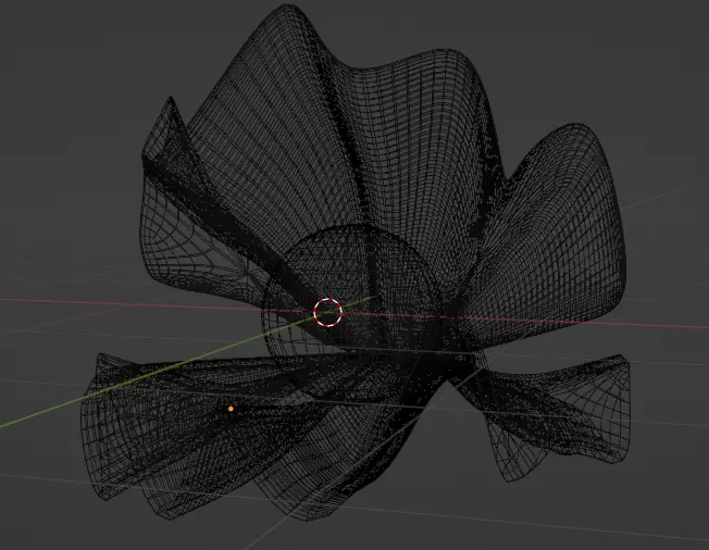 moon pearl oyster Low-poly 3D model_1