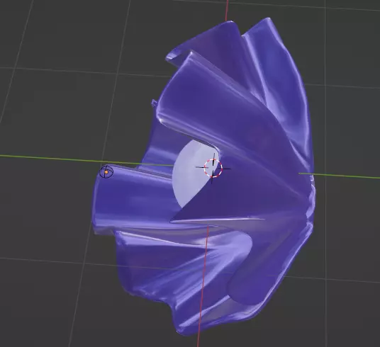 moon pearl oyster Low-poly 3D model_3