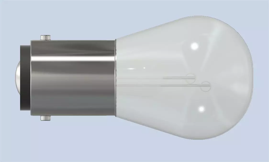 Light bulb 1034 P21-5W 24V - BAY15d 3D model_2