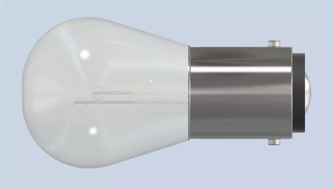 Light bulb 1034 P21-5W 24V - BAY15d 3D model_4