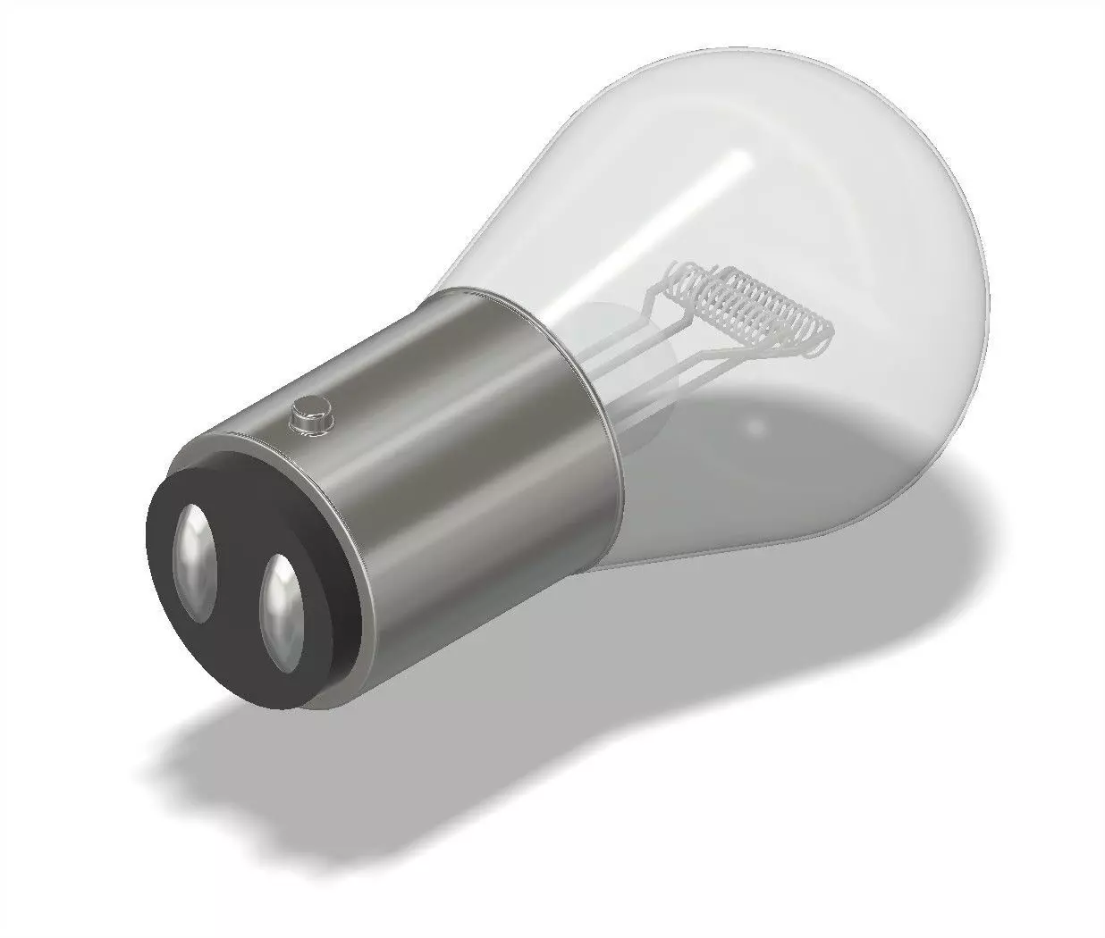 Light bulb 1034 P21-5W 24V - BAY15d 3D model_0