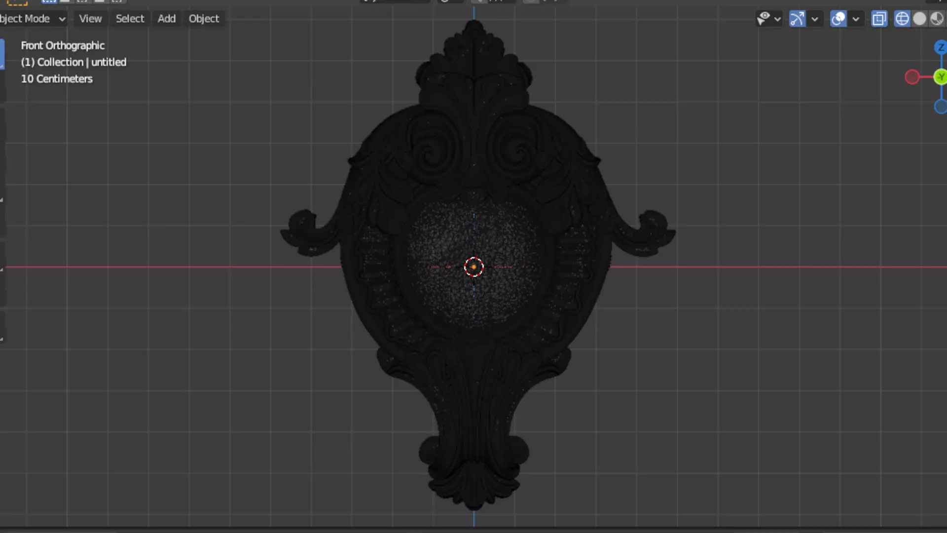 Cartouche classic decorative ornament cnc 3d printing stl 07  3D print model_6