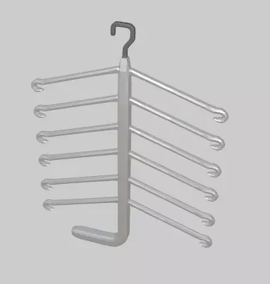 multiple hangers 3D print model