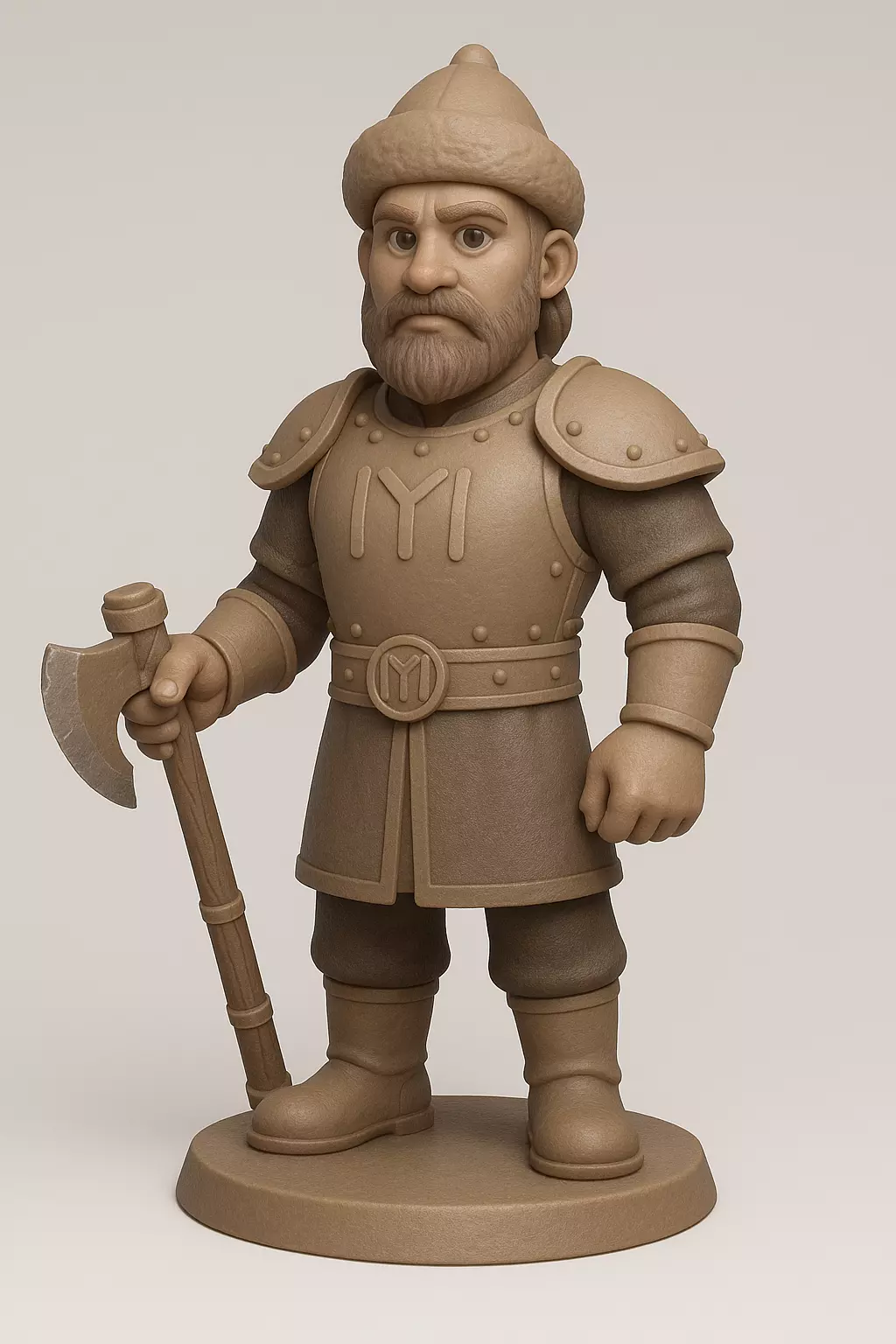 Ertugrul Gazi Alp Stylized Printable Figurine 3D print model