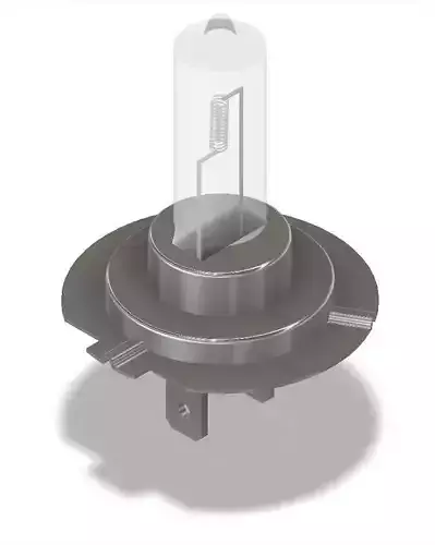 Light bulb H7 24V - PX26d 3D model