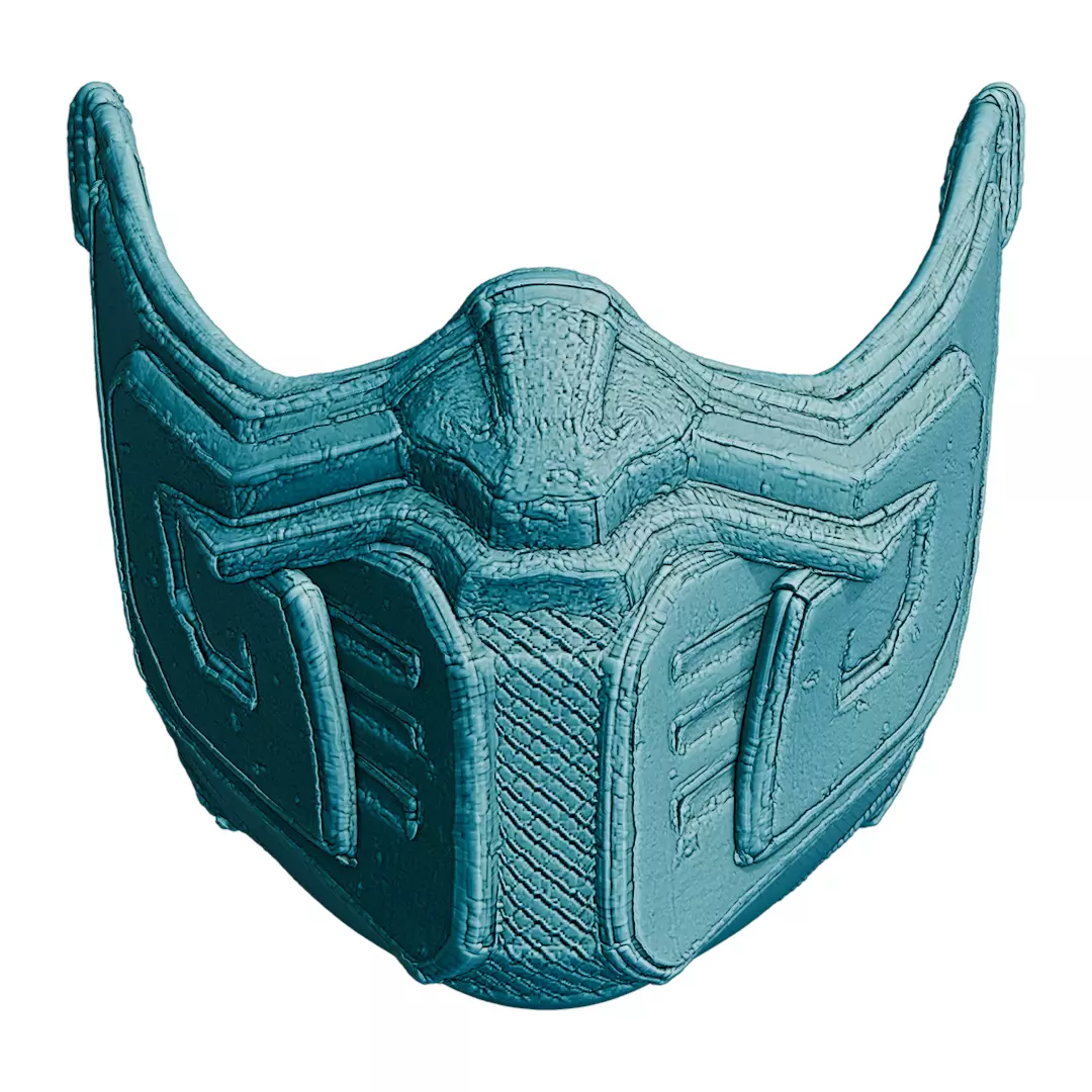 Arctika Whiteout Ultra-Detailed Cyber Rymer Mask 3D print model_3