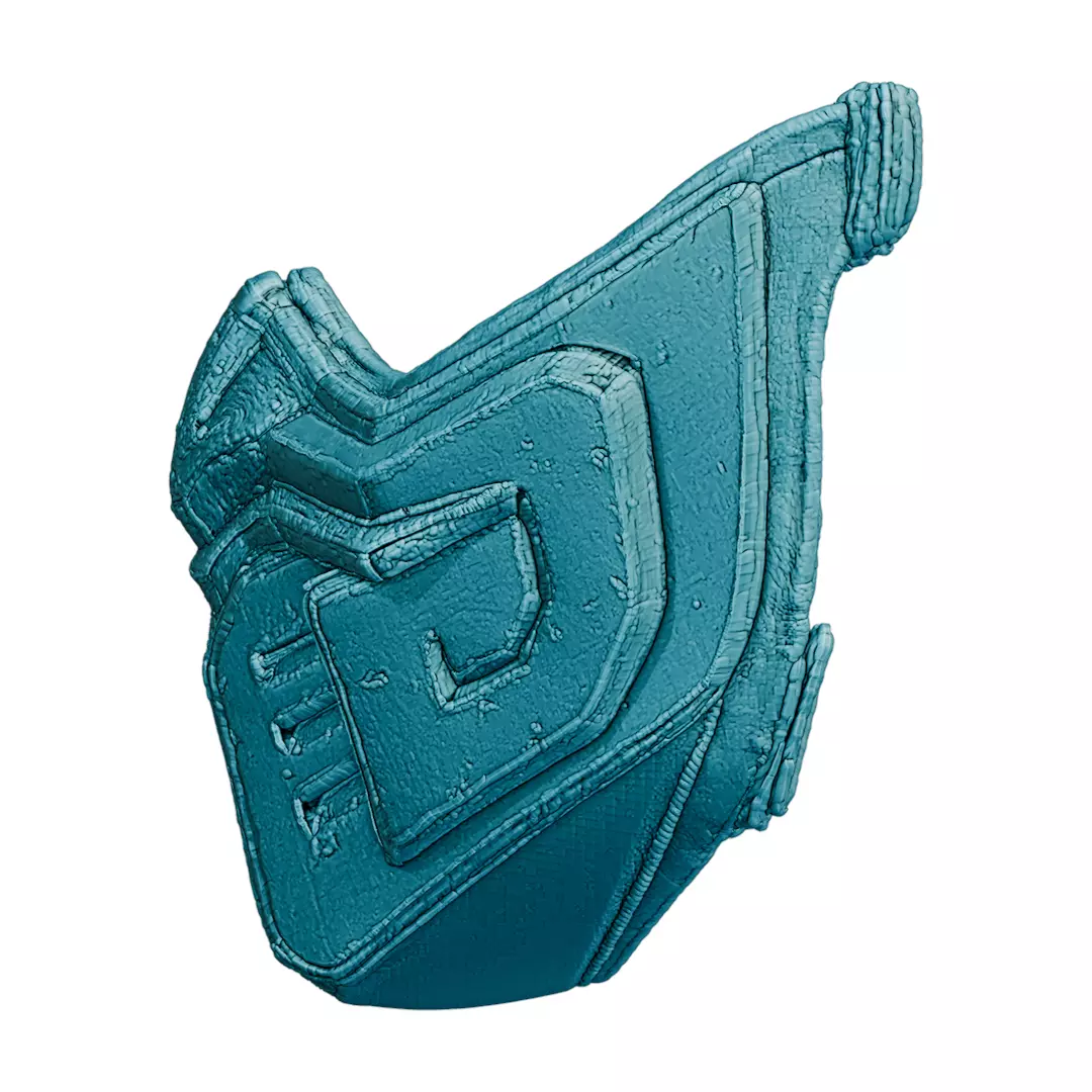 Arctika Whiteout Ultra-Detailed Cyber Rymer Mask 3D print model_4