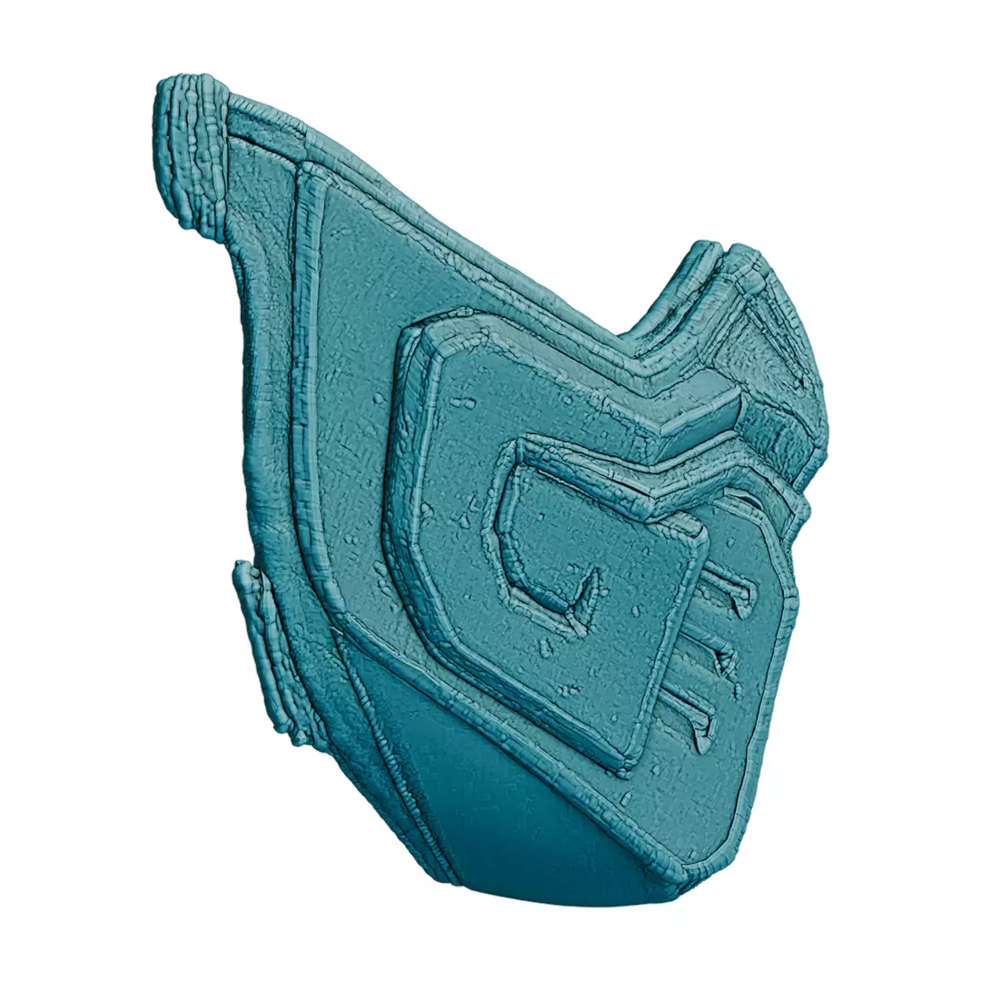 Arctika Whiteout Ultra-Detailed Cyber Rymer Mask 3D print model_5