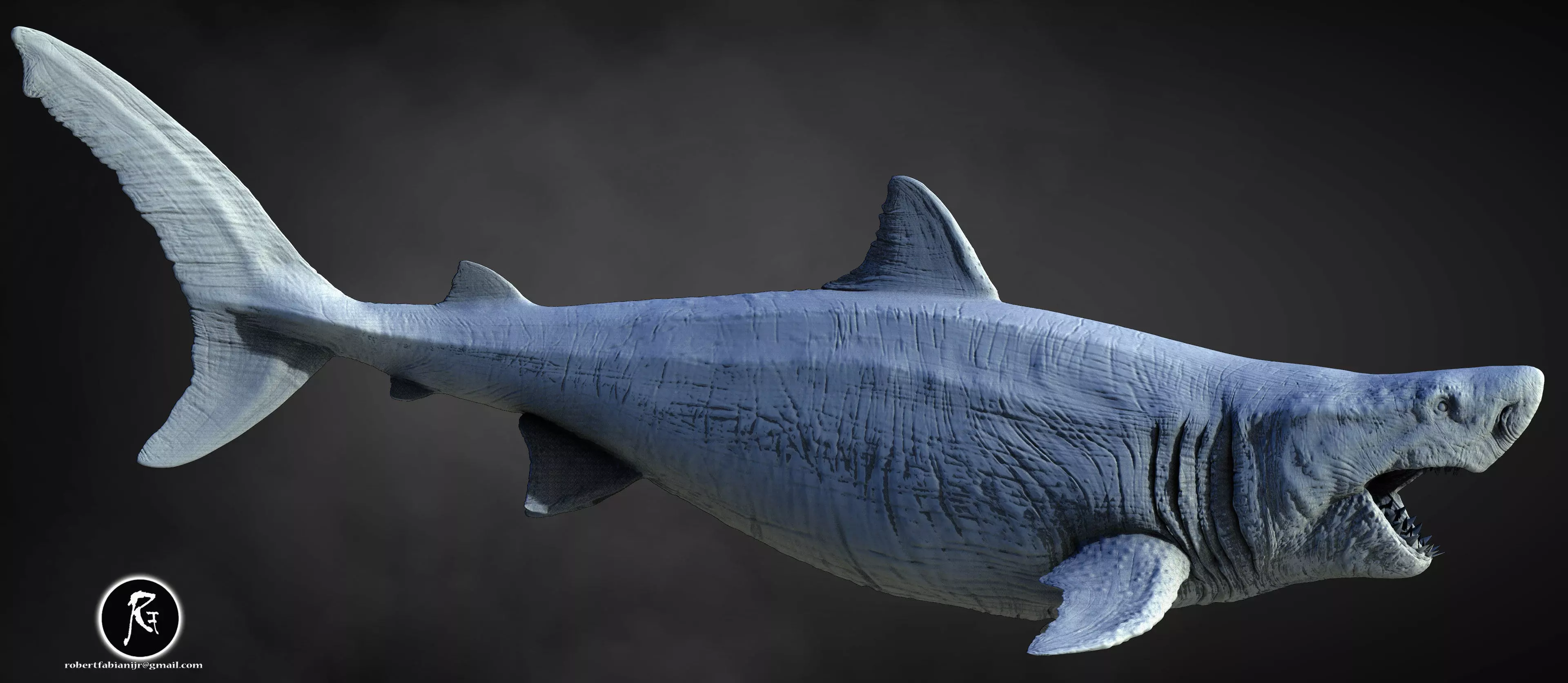 Megalodon 3D print model_2