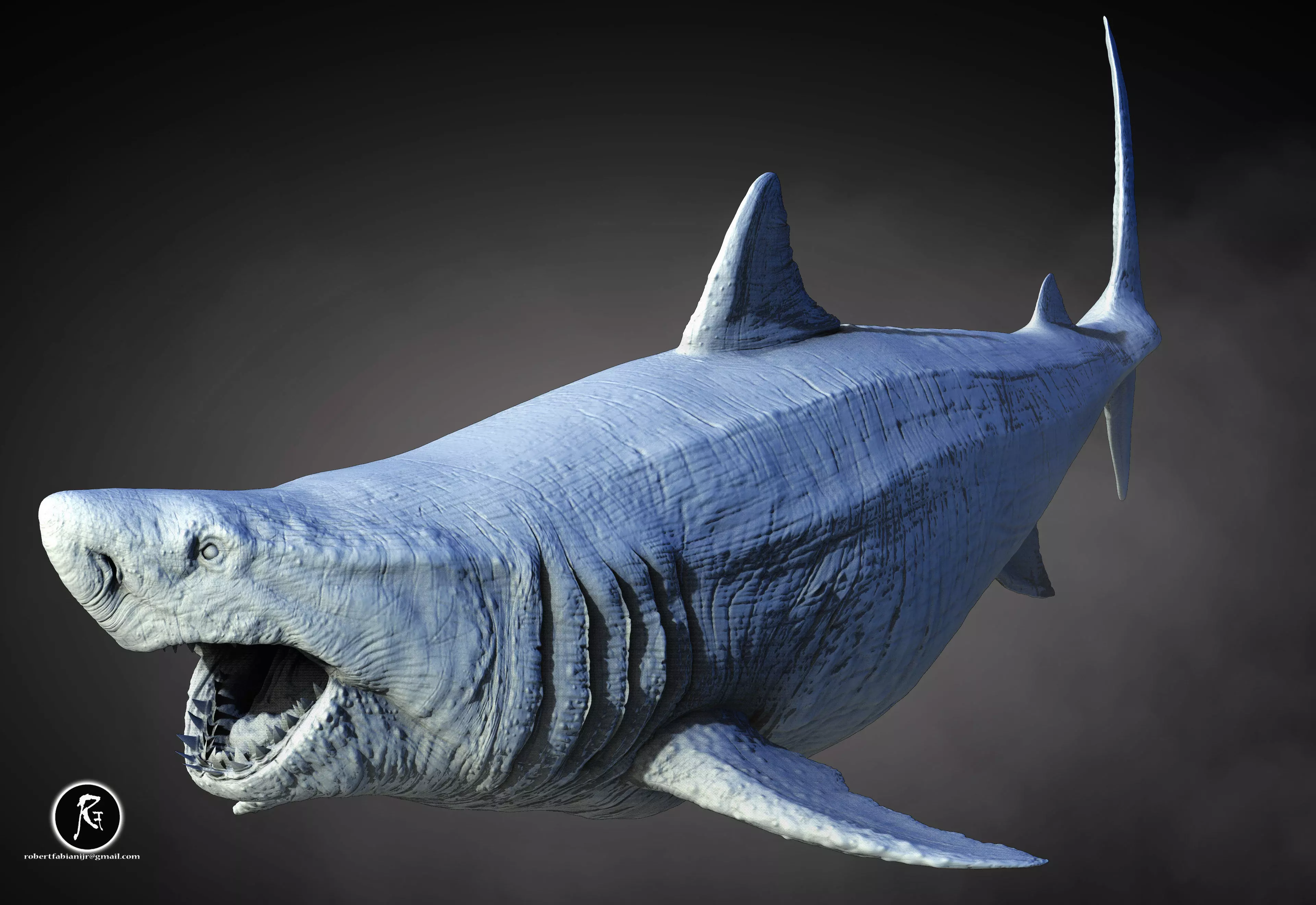 Megalodon 3D print model_1
