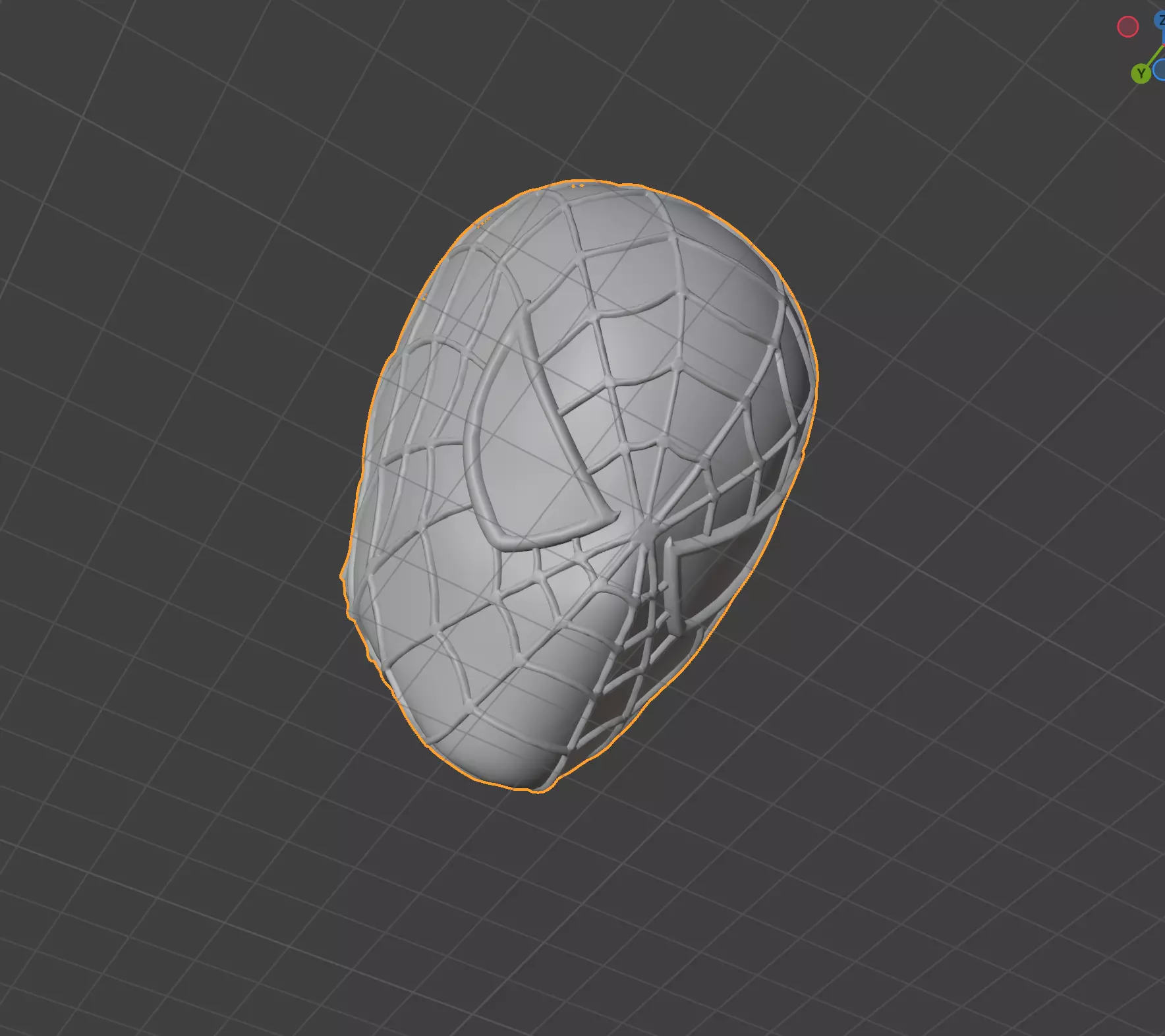 SPIDER-MAN RAIMI MASK MOLD 3D print model_1