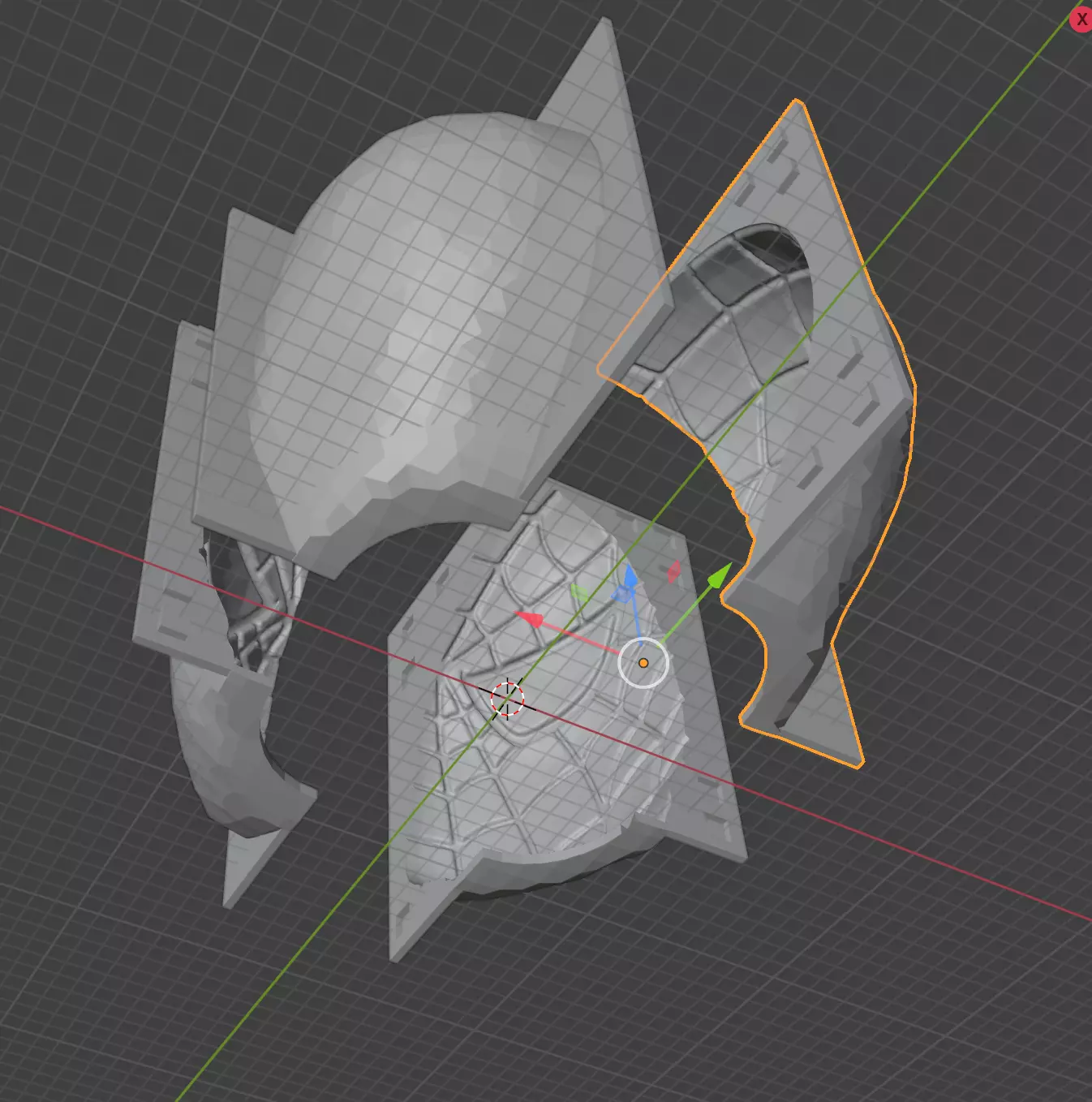 SPIDER-MAN RAIMI MASK MOLD 3D print model_0