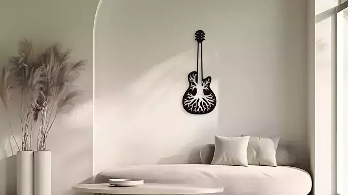 Guitar Tree of Life Wall Decor 