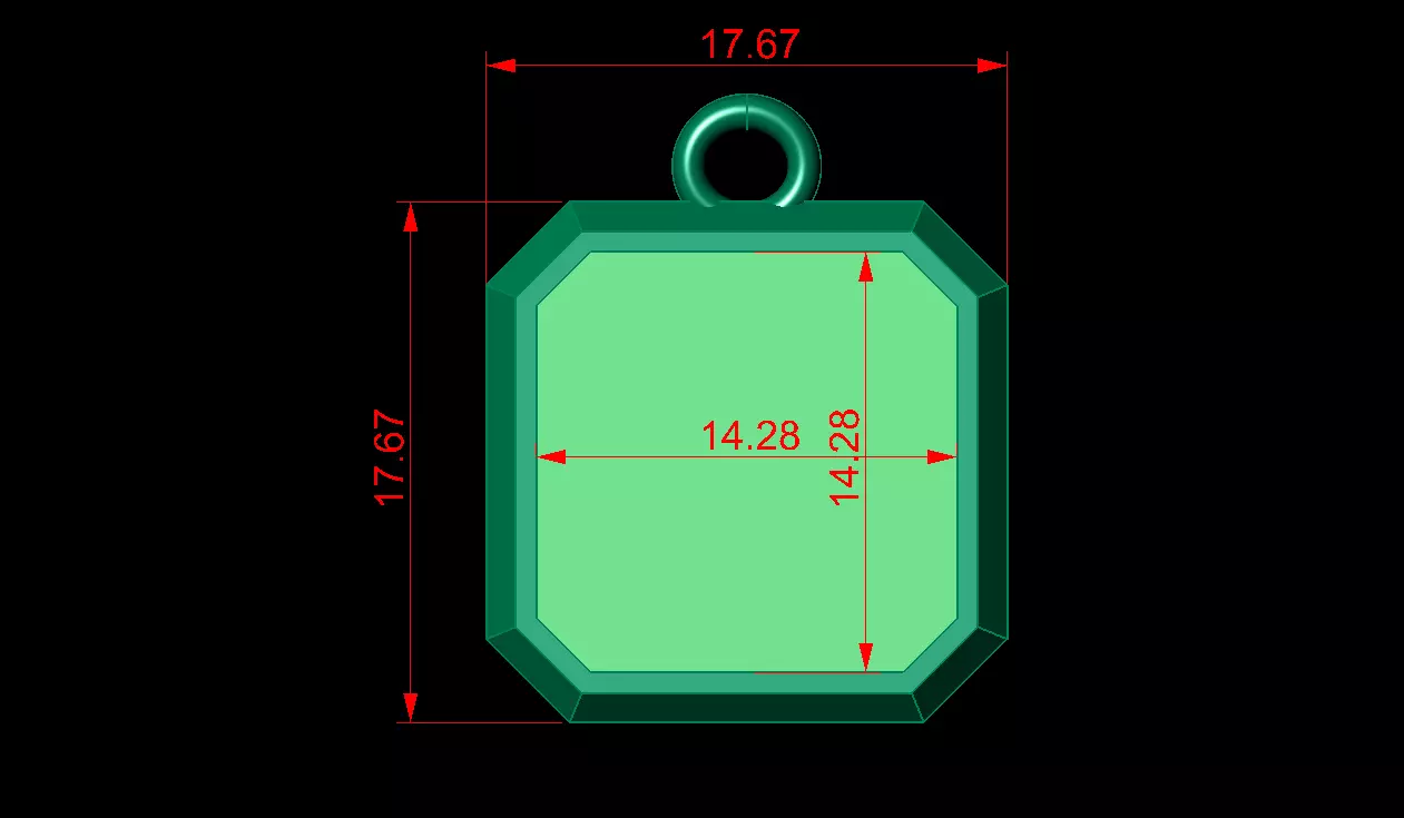 Mens Pendant 3D model_3