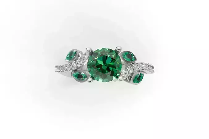 Engagement Designer Ring 3D print model