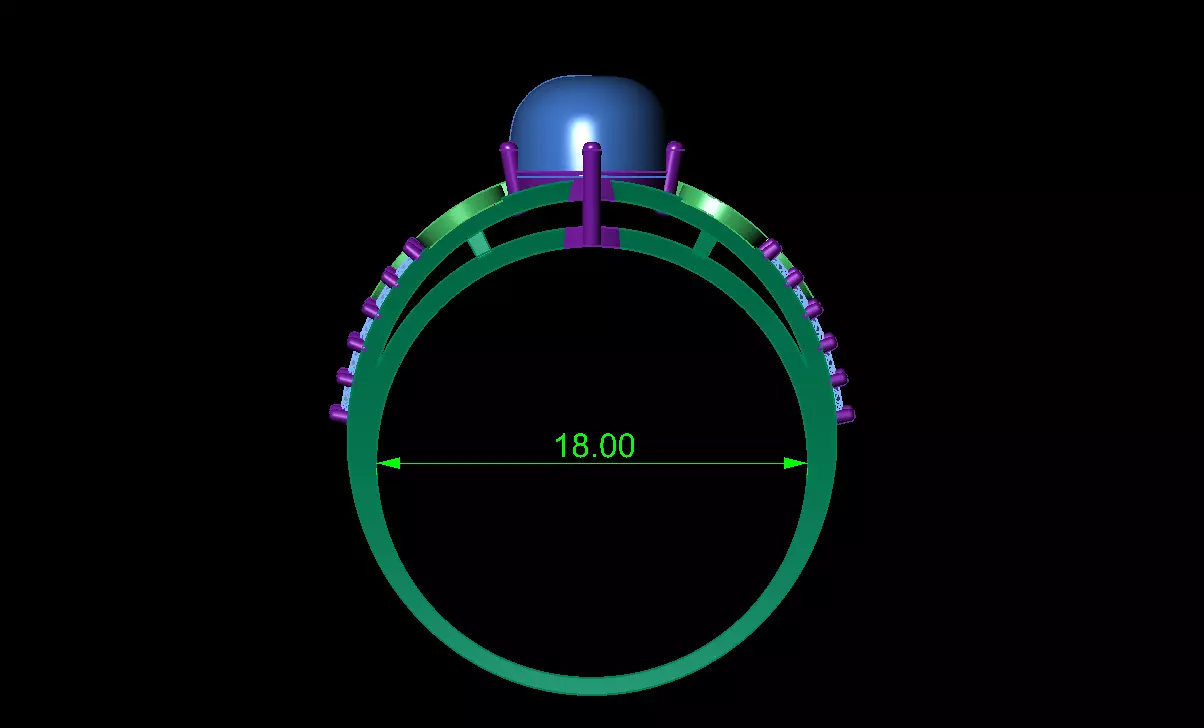 Designer Ring 3D model_3